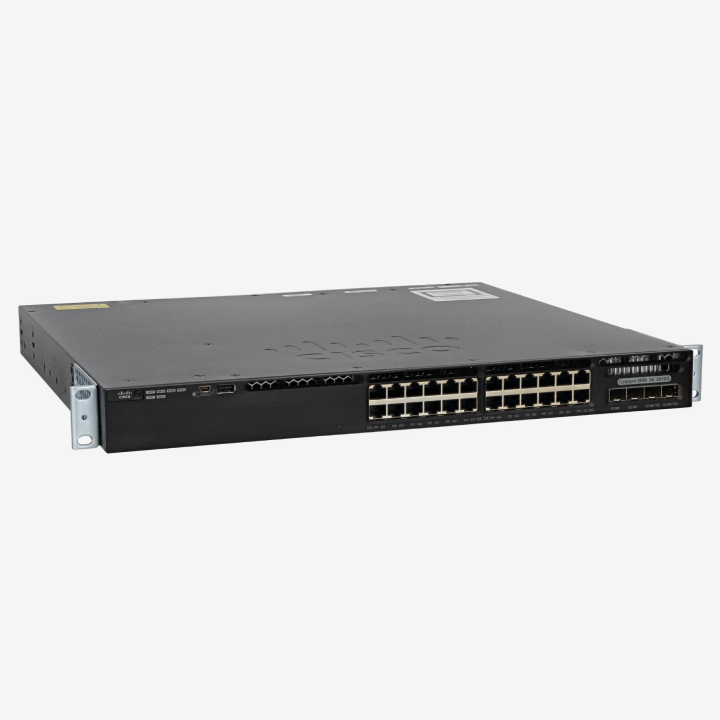 Cisco Catalyst 3650 Switch 24 Gigabit Ethernet Ports - 2x10G Uplink - (WS-C3650-24TD-S)