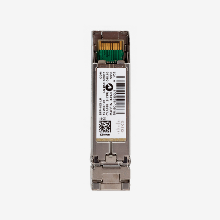 Cisco 10GBase-LR SFP+ Transceiver Modules 10 Gbps - (10-2457-02)