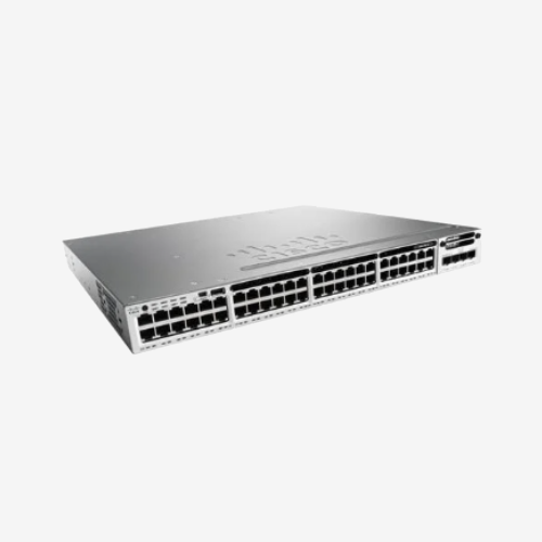 Cisco Catalyst 3850 Switch 48 Gigabit Ethernet PoE+ Ports - Uplink 2 x 10G SFP+ (WS-C3850-48P-10G)