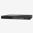 Cisco Catalyst 3650 Switch 24 Gigabit Ethernet PoE+ Ports - 4X1G Uplink - (WS-C3650-24PS-S)